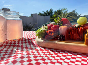 tabla para dos pink lemonade picnic